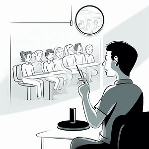 Business Development 4 voxsar a line art about a corporate training with people seated f2af86d1 c467 4dda 98d4 fe984f8f0862